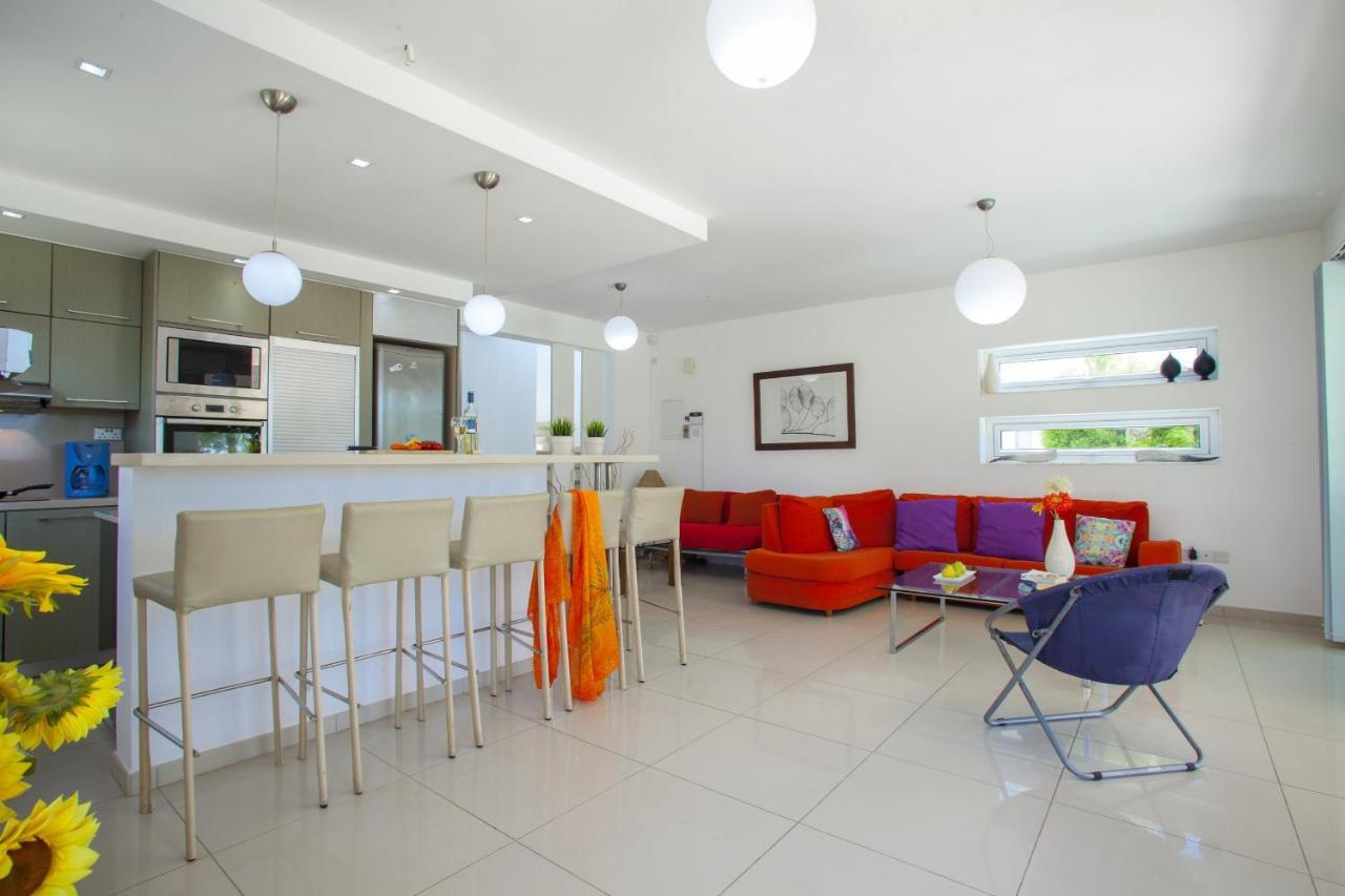 Ayia Thekla Seafront Villa Lavender Agia Napa Exterior foto